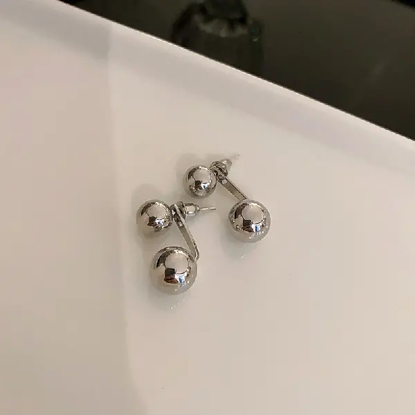 .42# Silver Needle-Silver Metal Ball (one for two wears),tkmbeautysupply.com