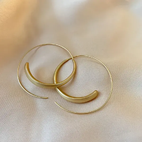 65# matte gold ear hooks.,tkmbeautysupply.com