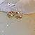 Silver Needle Earrings Wholesale | Quality & Versatility Supply - .73# silver needle-gold earring (real gold plating)