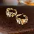 Silver Needle Earrings Wholesale | Quality & Versatility Supply - 87 silver needle-gold c-shaped.