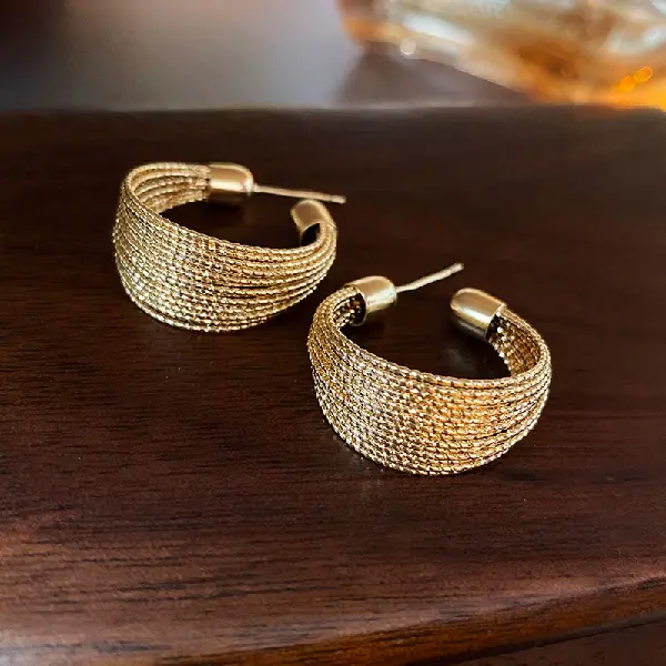 87 silver needle-gold c-shaped.,tkmbeautysupply.com