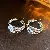 Silver Needle Earrings Wholesale | Quality & Versatility Supply - 88 silver needle-silver c-shaped.