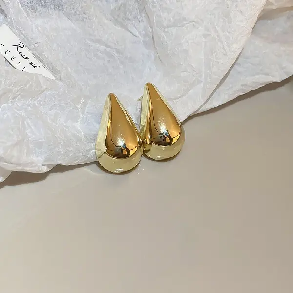 92# silver needle metal drop earrings,tkmbeautysupply.com