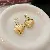 Silver Needle Earrings Wholesale | Quality & Versatility Supply - Silver needle metal love C-shaped earrings