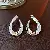 Silver Needle Earrings Wholesale | Quality & Versatility Supply - Silver-Silver Needle European and American Twisted Metal Geometric Earrings