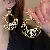 Wholesale Silver Needle Metal Earrings for Retailers Seeking Quality - Gold-European and American exaggerated metal hollow circle earrings