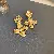 Wholesale Silver Needle Metal Earrings for Retailers Seeking Quality - Gold-Silver Needle Flower Earrings