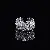 Wholesale Vintage Medieval Open Ring – High-End Luxury Supply - 13# Silver-Zircon Flower Open Ring