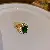 Wholesale Vintage Medieval Open Ring – High-End Luxury Supply - 18# emerald diamond crystal square ring
