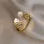 Wholesale Vintage Medieval Open Ring – High-End Luxury Supply - 26# pearl open ring