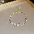Wholesale Medieval Vintage Diamond Flower Bracelet Supply - 10# geometric square diamond bracelet