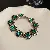 Wholesale Medieval Vintage Diamond Flower Bracelet Supply - 14# diamond circle flower buckle bracelet