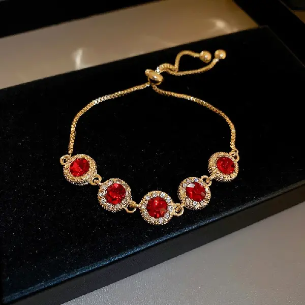 20# Diamond Circle Retro Bracelet,tkmbeautysupply.com