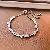 Wholesale Medieval Vintage Diamond Flower Bracelet Supply - 40# pearl inlaid diamond zircon stitching bracelet