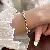 Wholesale Medieval Vintage Diamond Flower Bracelet Supply - 43#j Gold-Zircon Double Layer Cross Open Bracelet