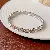 Wholesale Medieval Vintage Diamond Flower Bracelet Supply - 45# zircon buckle bracelet