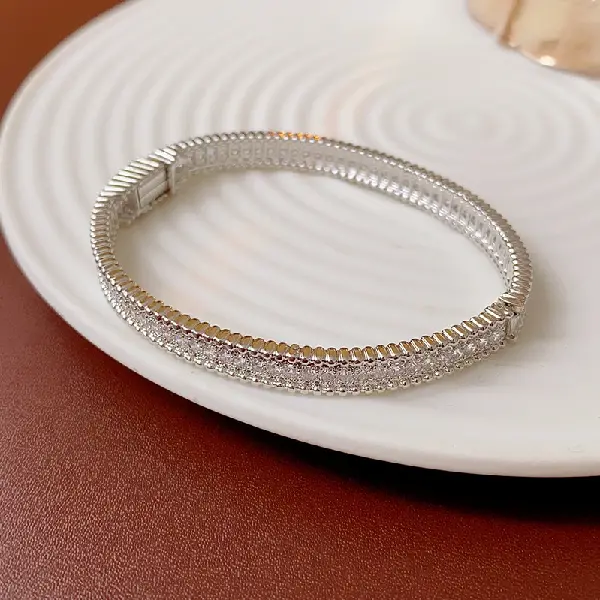45# zircon buckle bracelet,tkmbeautysupply.com