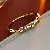Wholesale Medieval Vintage Diamond Flower Bracelet Supply - 51# pig nose zircon bracelet (real gold plating)