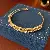Wholesale Medieval Vintage Diamond Flower Bracelet Supply - 53# gold-diamond double row oval bracelet