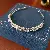 Wholesale Medieval Vintage Diamond Flower Bracelet Supply - 54# Silver-Diamond Double Row Oval Bracelet