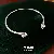 Wholesale Medieval Vintage Diamond Flower Bracelet Supply - 55# zircon round flower open bracelet