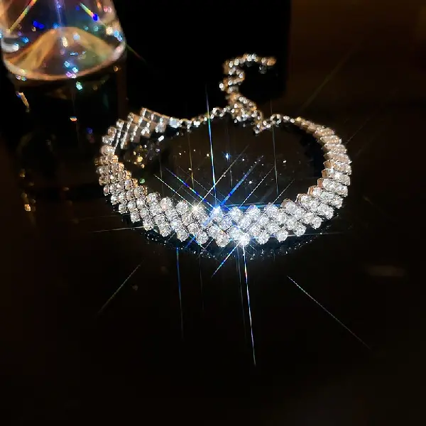 Full diamond bracelet,tkmbeautysupply.com