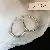 Sterling Silver Needle Earrings | Premium Wholesale Supply - 2# Silver Needle-Silver Simple Oval U-shaped Earrings