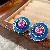 Sterling Silver Needle Earrings | Premium Wholesale Supply - 24# Silver Needle-Rose Flower Earrings.