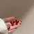 Sterling Silver Needle Earrings | Premium Wholesale Supply - Silver needle red love earrings