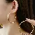 Silver Needle Earrings Wholesale | Premium Quality Supply - 111# silver needle wavy plain hoop earrings