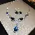 Wholesale Colorful Zircon Leaf Necklace - Trendy Supply - 925 silver needle-set diamond drop square earring set necklace (two-piece set)