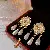 Silver Needle Diamond Flower Pearl Earrings Wholesale Supply - 24# Silver Needle Oval Bee Pearl Water Drop Tassel Earrings