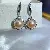 Wholesale Gold Plated Pearl Zircon Earrings for Women - 4005B Pink