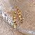Silver Needle Diamond Flower Pearl Earrings Wholesale Supply - 100# Silver Needle-Golden Wheat Earrings with Diamonds