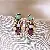 Silver Needle Diamond Flower Pearl Earrings Wholesale Supply - 136# Silver Needle-Colored Diamond Flower Stud Earrings