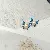 Wholesale Gold Plated Pearl Zircon Earrings for Women - 1450B white