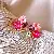 Silver Needle Diamond Flower Pearl Earrings Wholesale Supply - 142# Silver Needle-Colored Flower Diamond Stud Earrings