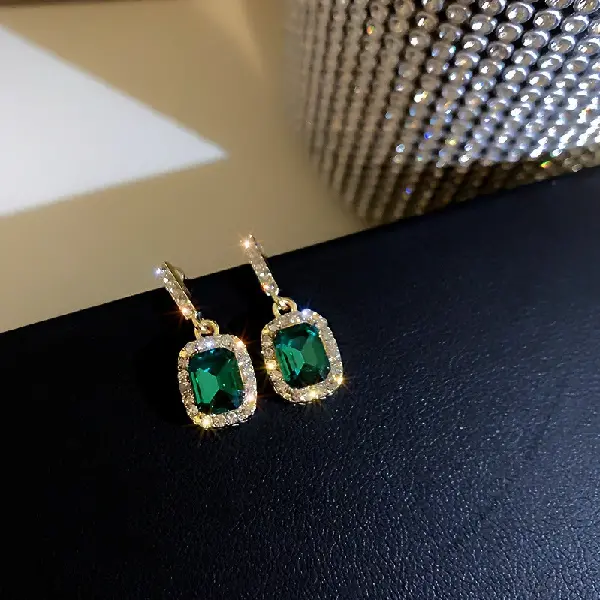 3# silver needle-green (top 5 diamonds),tkmbeautysupply.com