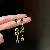 Wholesale Green Earrings with Zircon Flower - Light Luxury Supply - 26# Silver Needle-Green-Square-Round Tassel
