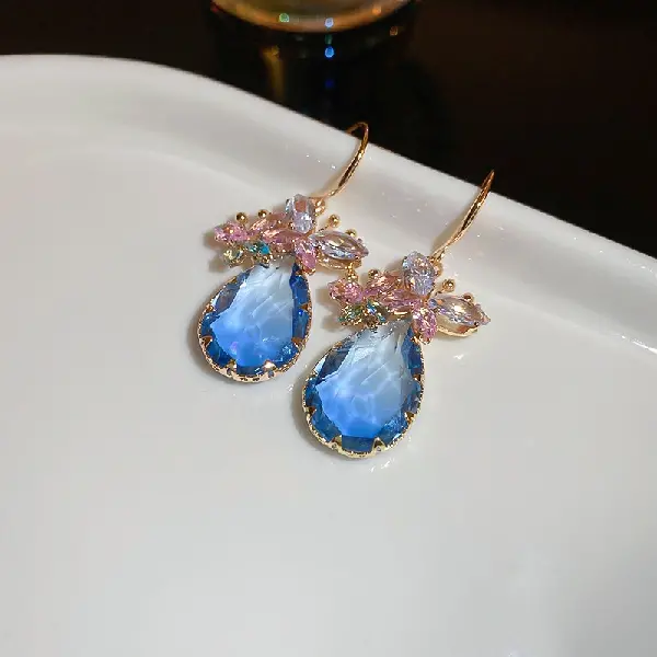 40# ear hook-environmental protection-gold-blue,tkmbeautysupply.com