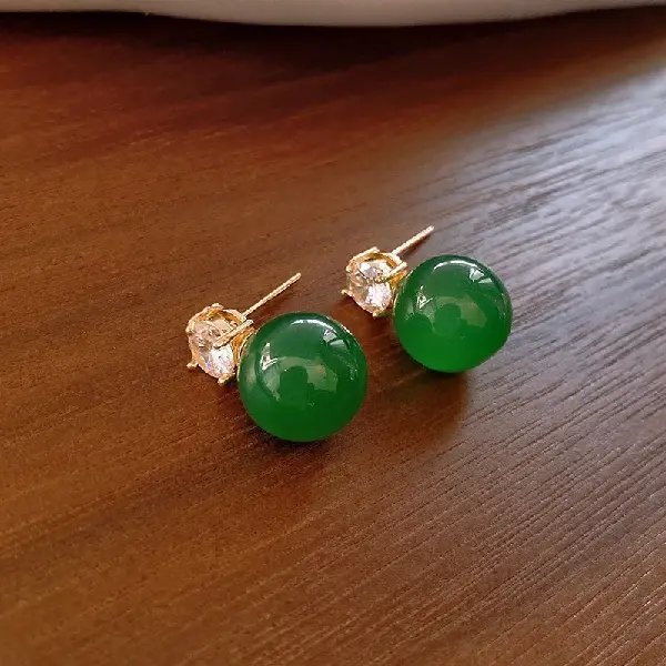 63# silver needle-green-12mm,tkmbeautysupply.com