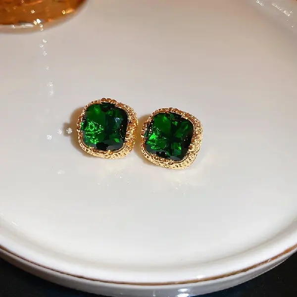 97# silver needle-gold-green-square,tkmbeautysupply.com