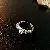 Wholesale Real Gold Plated Baroque Pearl Tulip Flower Ring Supply - 21# zircon oval open ring