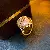 Wholesale Real Gold Plated Baroque Pearl Tulip Flower Ring Supply - 22# real gold electroplated zircon baroque pearl open ring