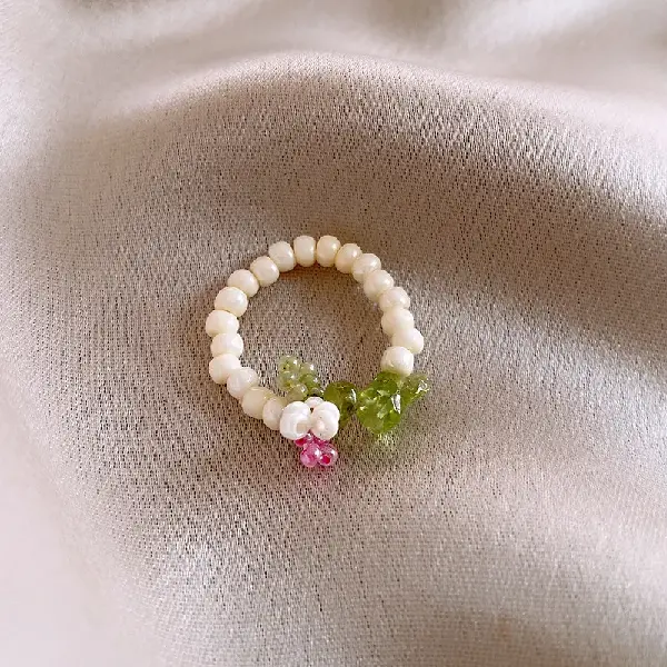 Glaze Irregular Flower Ring,tkmbeautysupply.com