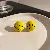 Wholesale Yellow Freshwater Pearl Butterfly Earrings for Retail - Silver Needle Smiley Face Stud Earrings