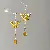 Wholesale Yellow Freshwater Pearl Butterfly Earrings for Retail - Silver Needle Zircon Butterfly Drop Pendant Earrings