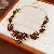 Wholesale Medieval Vintage Necklace | Luxury Pearl Supply - 6# necklace - square leaf with diamonds