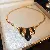 Wholesale Medieval Vintage Necklace | Luxury Pearl Supply - 10# Necklace-Dripping Oil Heart-Shaped Snake Shape