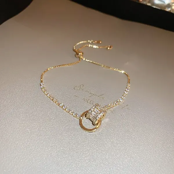 3# bracelet-regular-gold (18k real gold plating),tkmbeautysupply.com